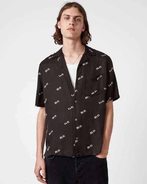 allsaints hawaiian shirt