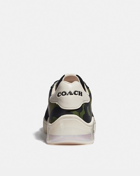 Coach clearance camouflage sneakers