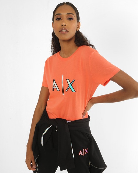 Buy Orange Tshirts for Women by ARMANI EXCHANGE Online 