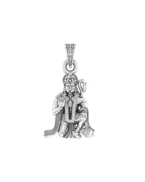 Pure silver hanuman sale locket online