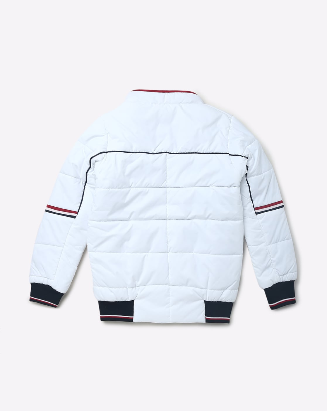 Quilted High Neck Bomber Jacket