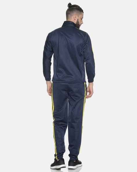 Buy Navy Blue & yellow Tracksuits for Men by HPS SPORTS Online