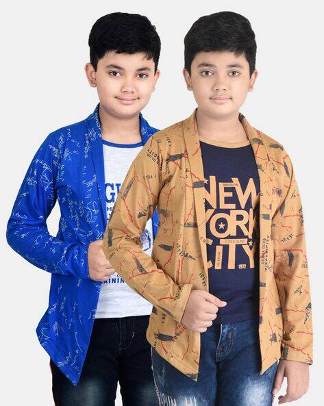 Buy Royal Blue \u0026 Brown Tshirts for Boys 