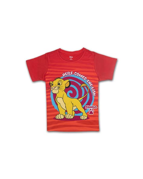 Buy Red Tshirts for Boys by Lion King Online