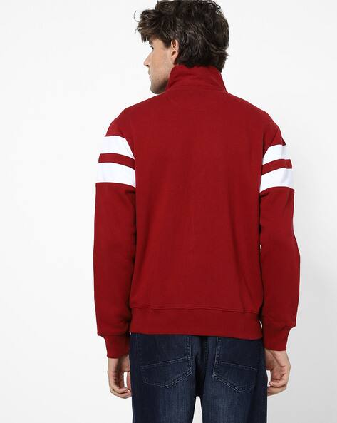 Buy Maroon \u0026 White Sweatshirt \u0026 Hoodies 