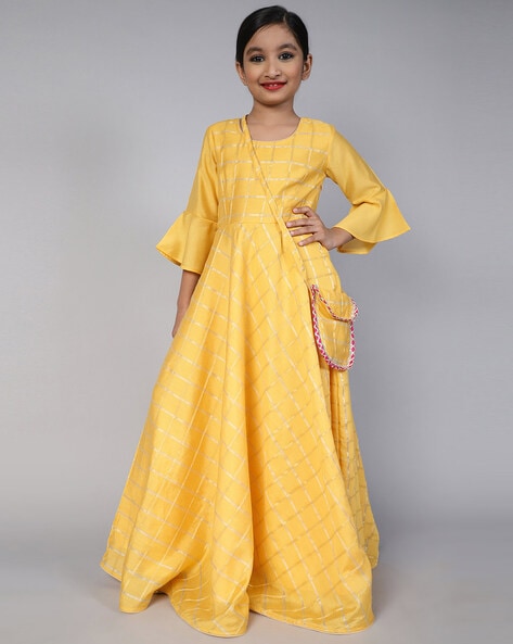 Stylish Yellow colour combinations little girl frock ideas/kids dress  design/ - YouTube