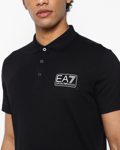 Buy Black Tshirts for Men by EA7 Emporio Armani Online Ajio