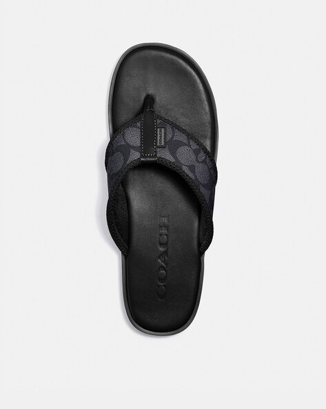 Coach on sale slippers mens