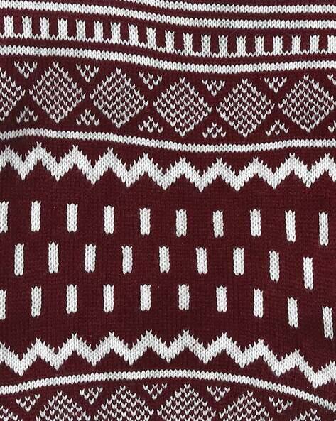 Printed Crew-Neck Sweater view 3