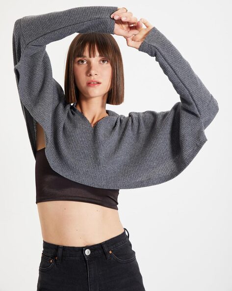 Batwing best sale crop top