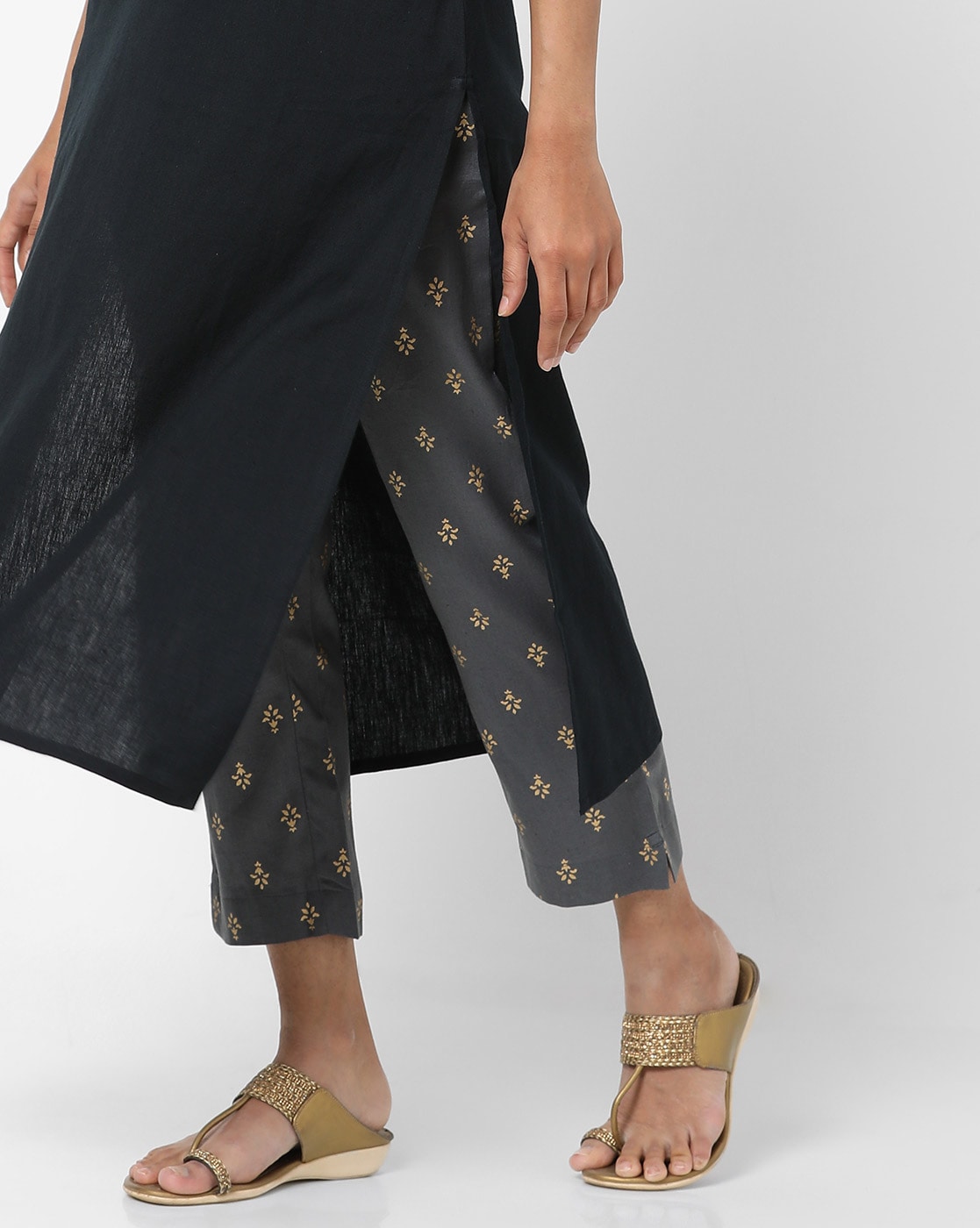 Buy Green Trousers  Pants for Women by Jaipur Kurti Online  Ajiocom