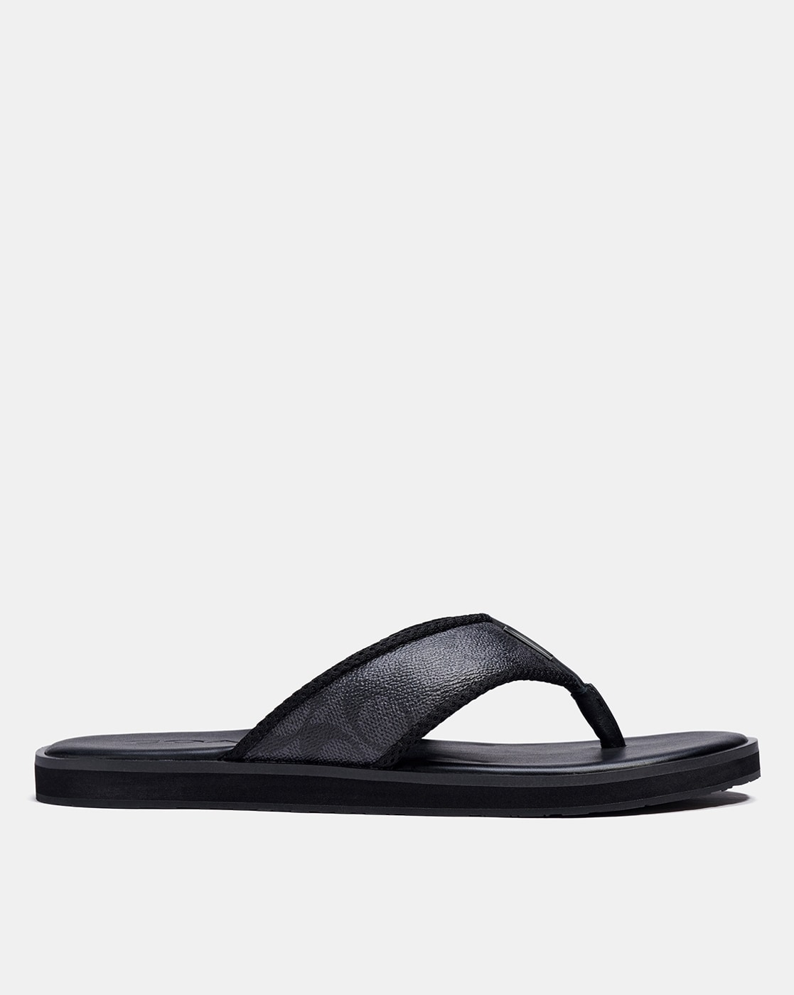 Coach abbigail flip flops black hot sale