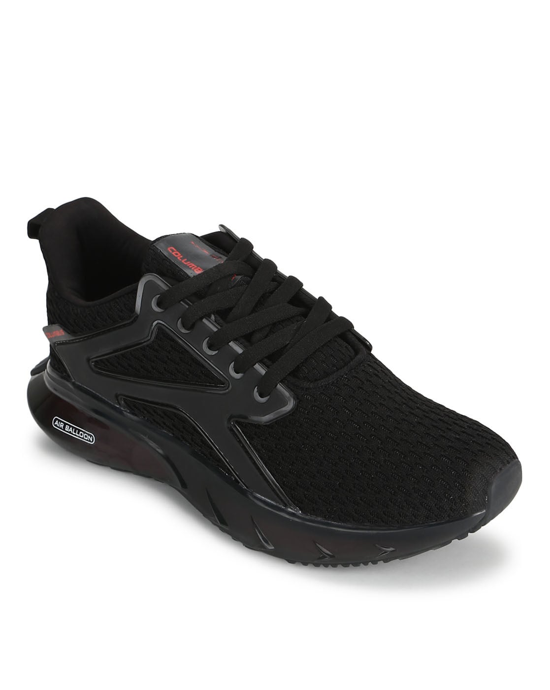 black sports shoes for office