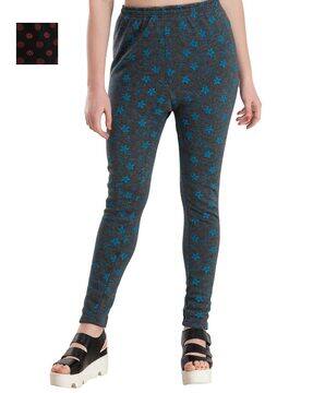 Buy Grey \u0026 Pink Leggings for Women by 