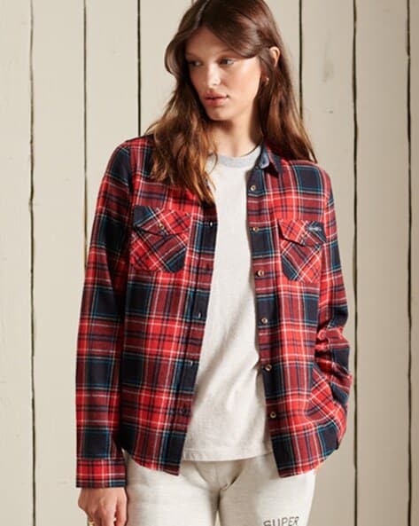 superdry lumberjack hoodie womens