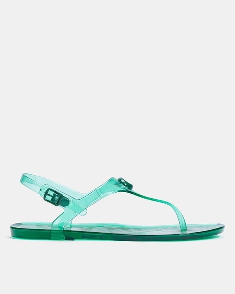 Womens Jelly Sandals in Womens Sandals | Yellow - Walmart.com