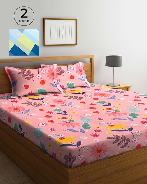 bedsheets with 4 pillow covers
