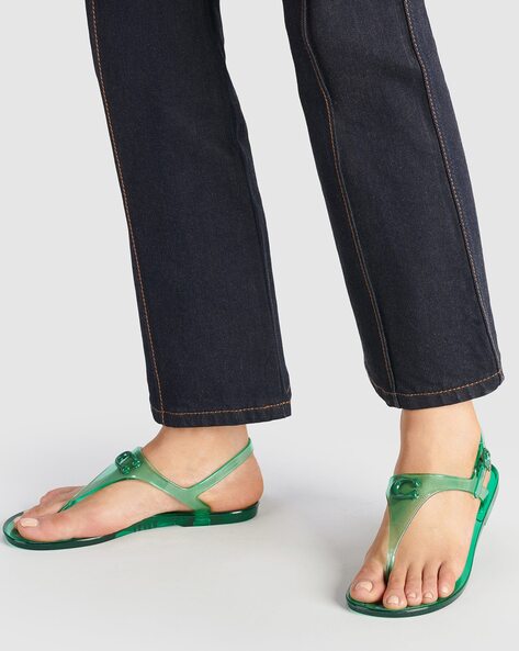 Buy Green Flat Sandals for Women by Coach Online 