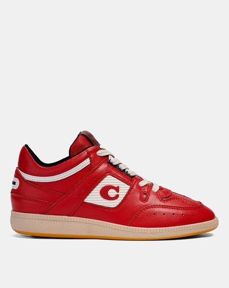 Red coach discount sneakers