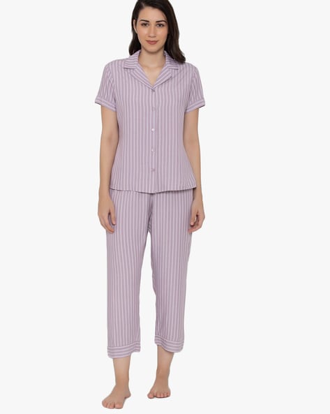 Buy Purple Night LoungeWearSets for Women by TRIUMPH Online Ajio