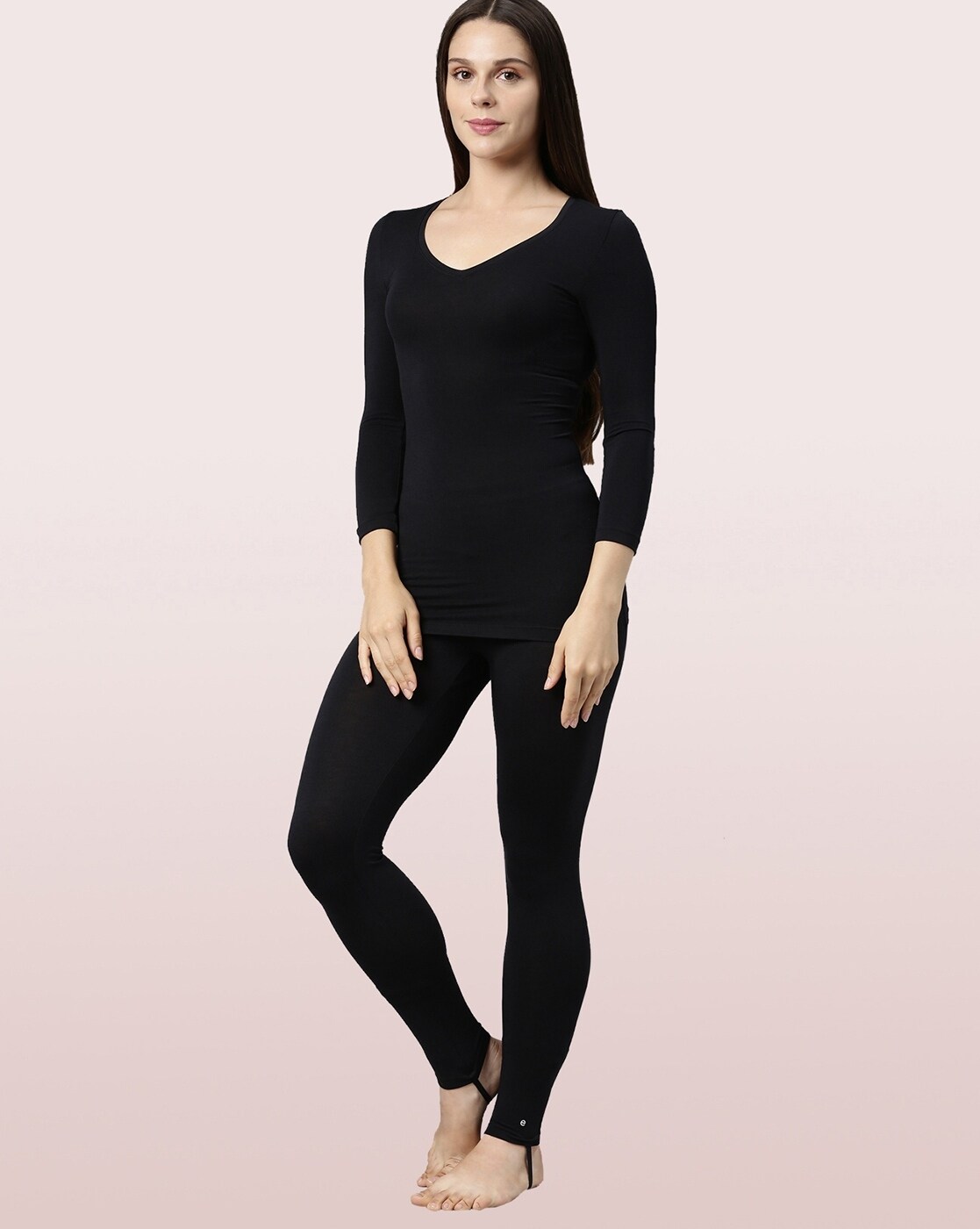 Buy Black Thermal Wear for Women by Enamor Online