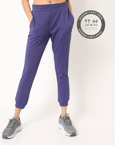 Women Waffle Textured Training Joggers