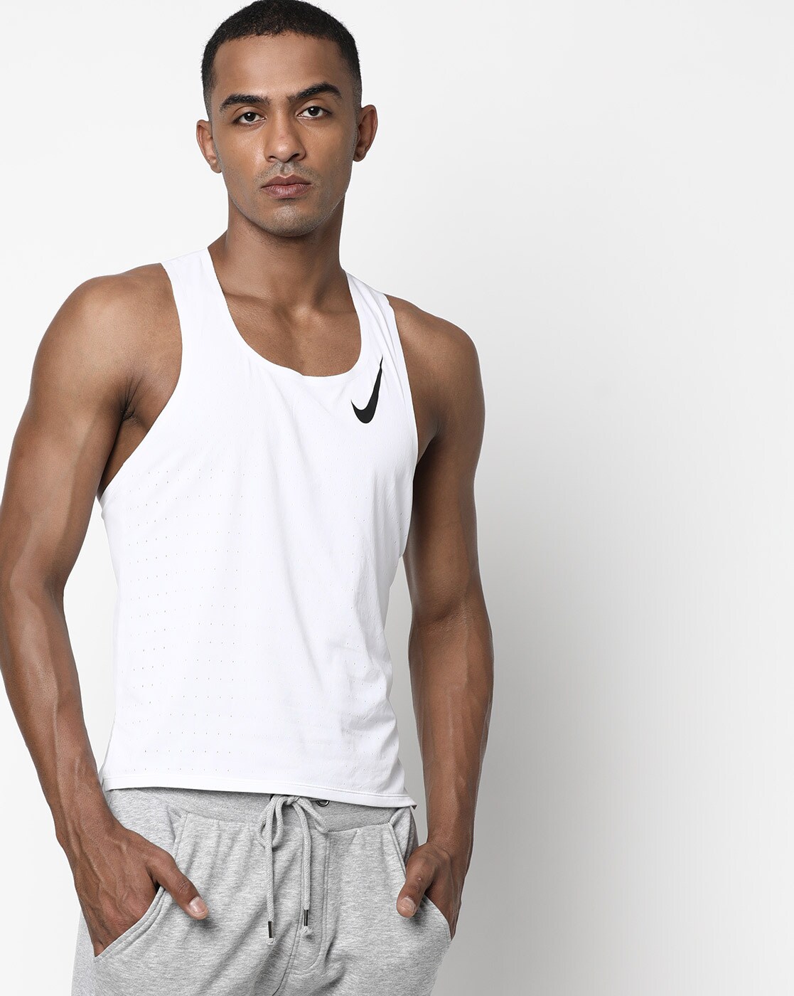 Nike shop white sleeveless