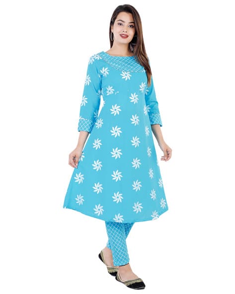Buy Sky Blue Kurtis \u0026 Tunics for Women 