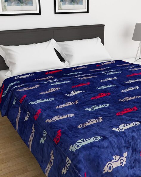 Buy Blue Blankets Dohars Quilts for Home Kitchen by Home