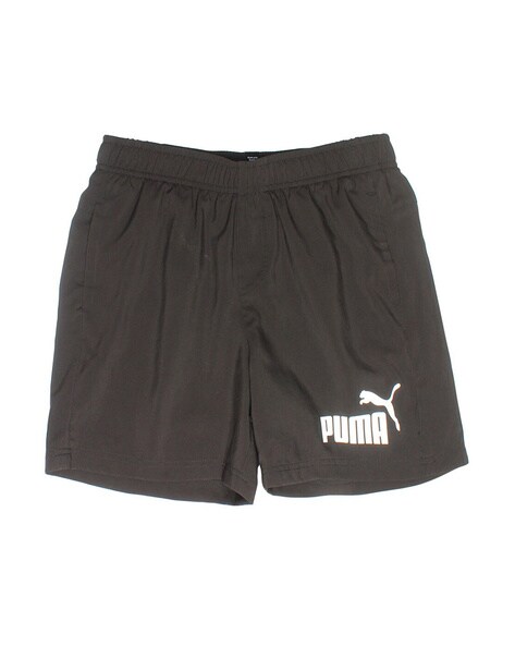 puma mid rise shorts with elasticated waist