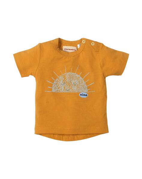 Buy Yellow Tshirts for Infants by NINO BAMBINO Online - Main Image