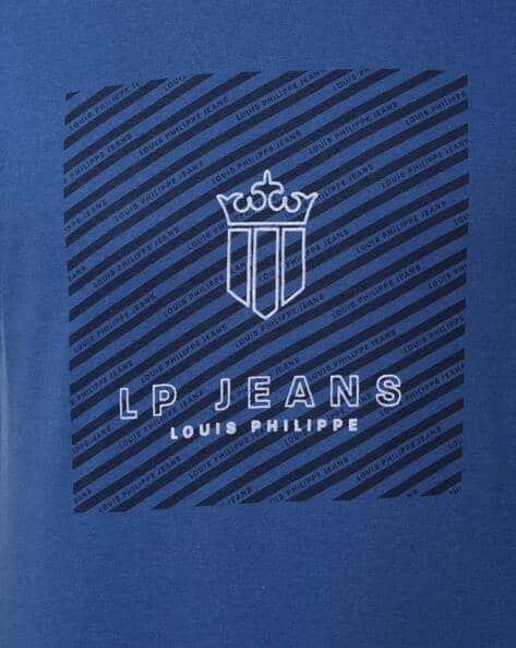 Blue Tshirts for Men by LOUIS PHILIPPE 