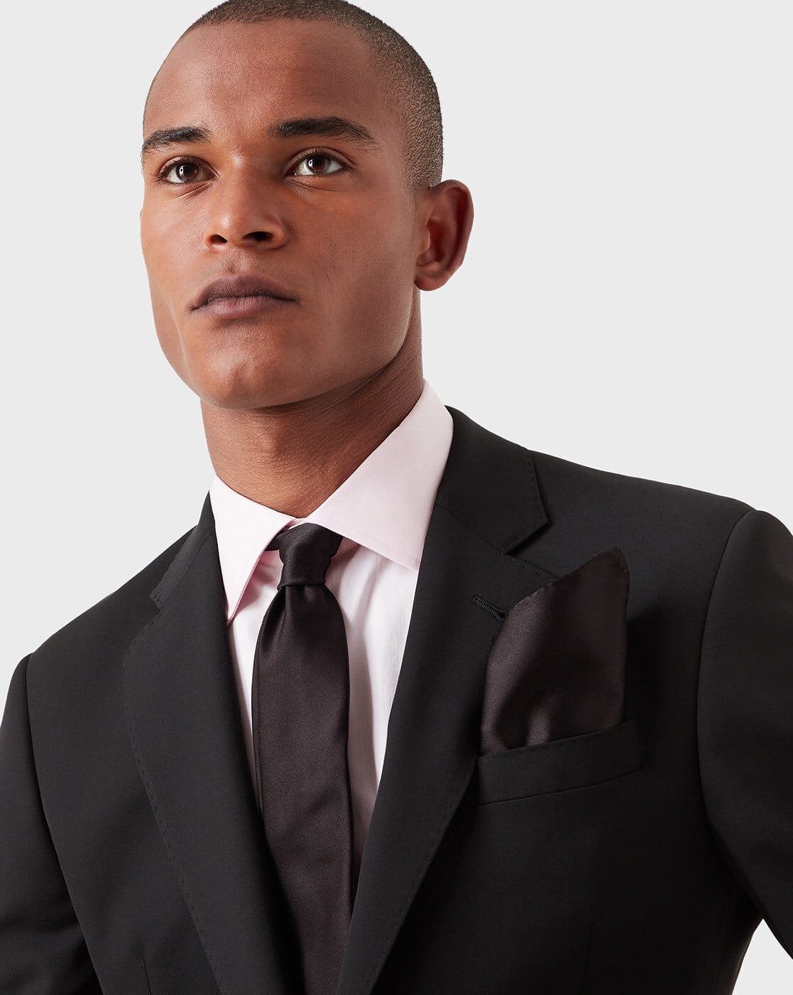 Buy GIORGIO ARMANI Regular Fit 2-piece Suit Set | Black Color Men