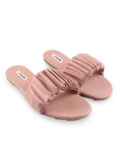 Buy Braided Peach Twist Flat Sandals Online in India  The Cai Store  The  CAI Store