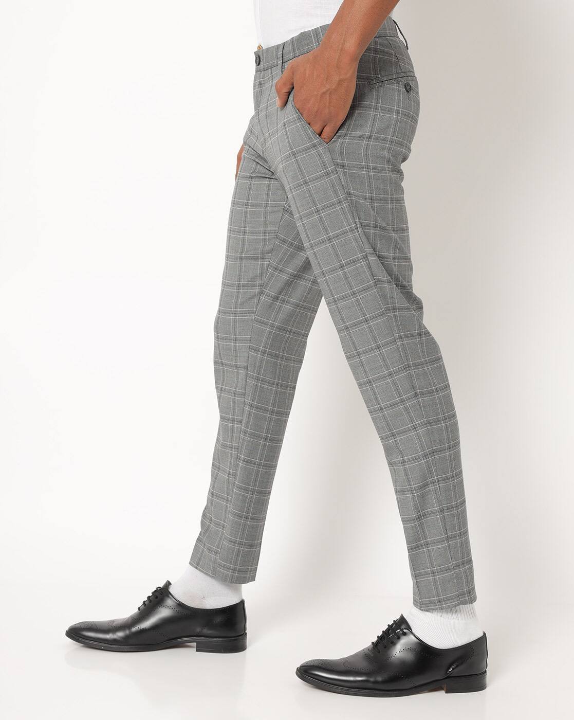 Buy Grey Trousers \u0026 Pants for Men by 