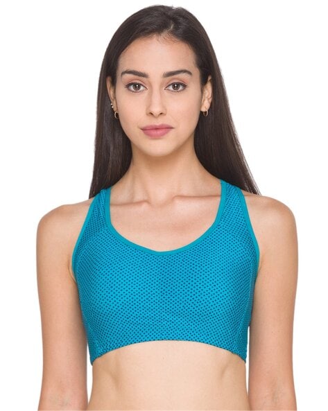 Lightly-Padded Sports Bra with Racerback