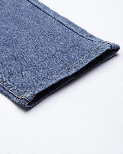 THE INDIAN GARAGE CO Lightly Distressed Slim Fit Jeans