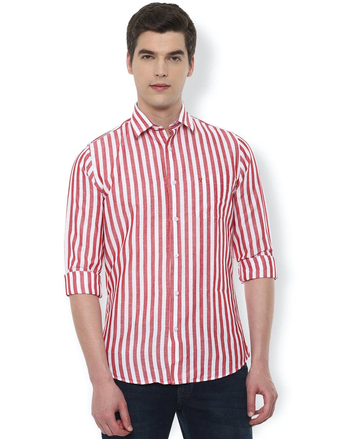 Buy Red Shirts for Men by VAN HEUSEN 