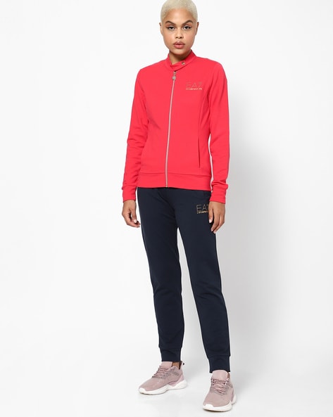 Red deals armani tracksuit