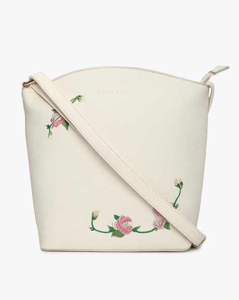 Embroidered Sling Bag