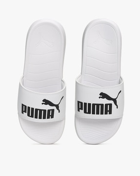 puma white sandals