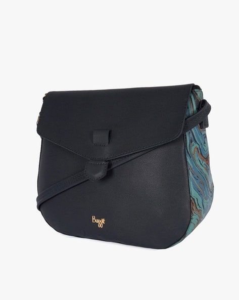 baggit blue sling bag