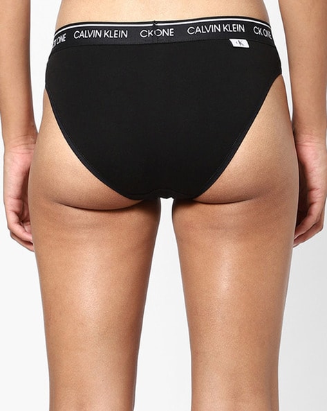 Calvin Klein Underwear Women's Modern Cotton Bikini Panties, Black, X-Small