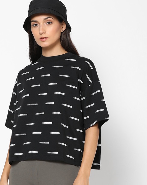 Buy Black Tshirts for Women by Calvin Klein Jeans Online