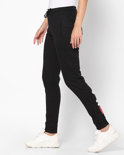 Logo Print Joggers with Insert Pockets