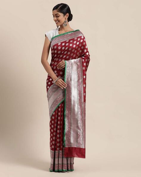 Sugathari Women's Banarasi Saree Pure Kanjivaram Silk Saree Soft
