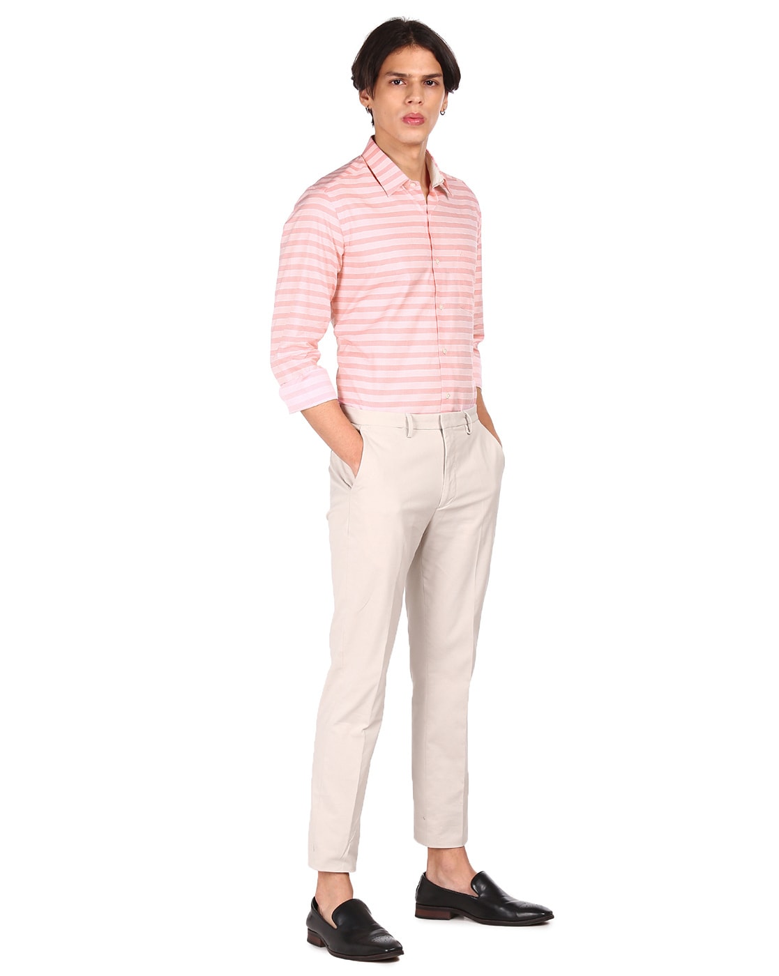 Buy Peter England Pink Slim Fit Formal Shirt for Mens Online  Tata CLiQ