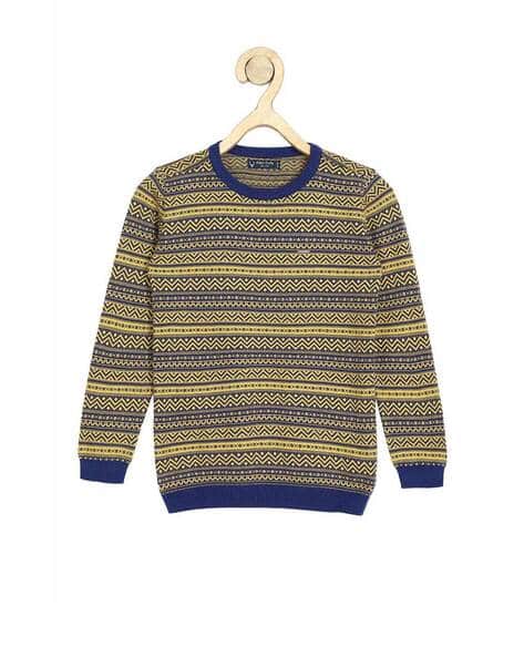 Knitted Sweater with Crew-Neck