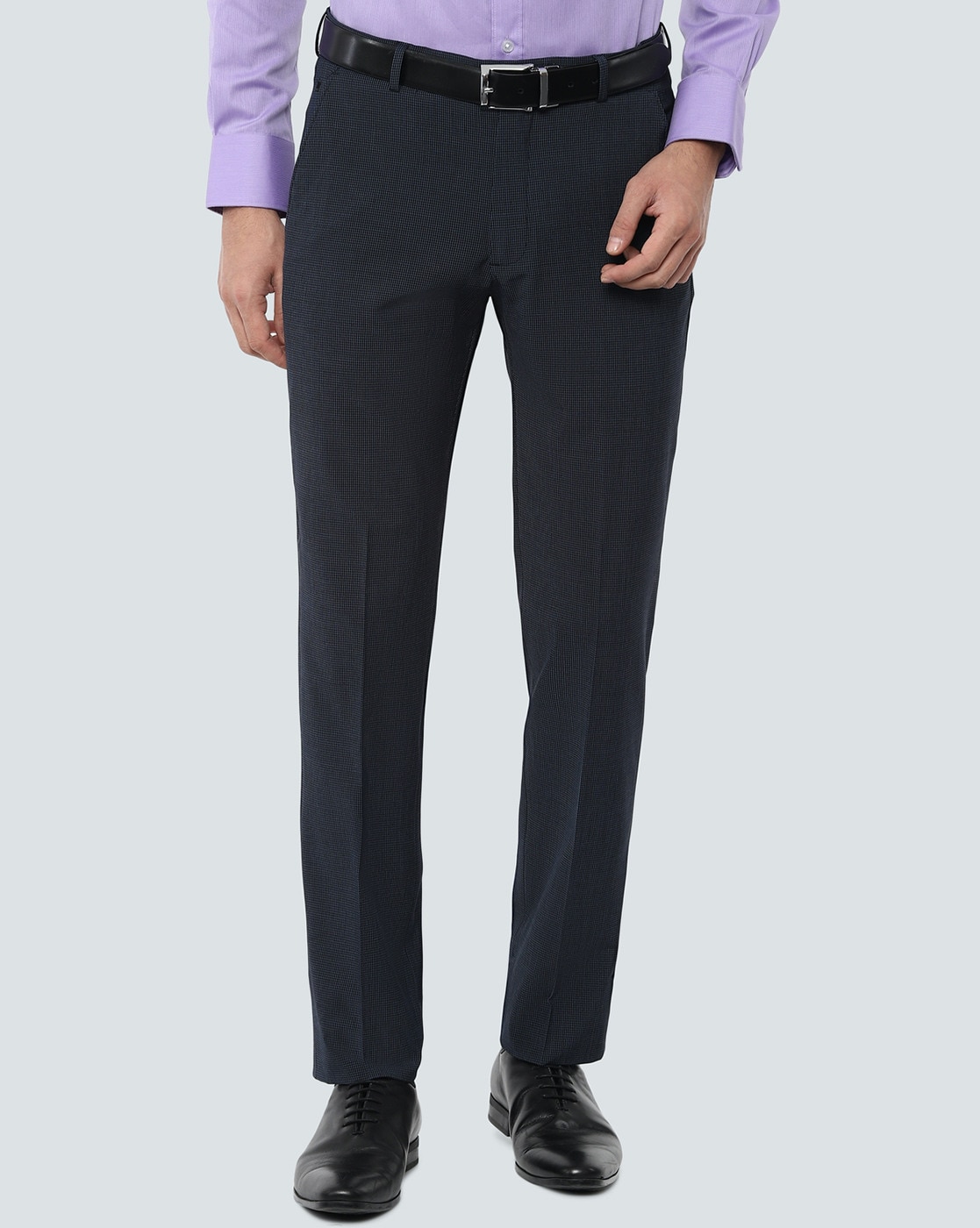Buy Arrow Micro Check Polyester Formal Trousers  NNNOWcom