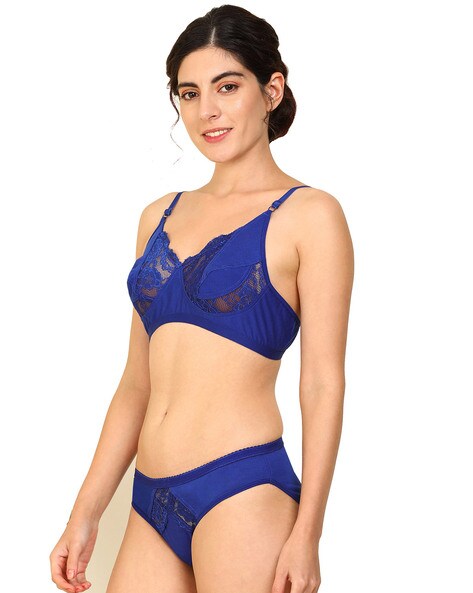 Buy Blue Lingerie Sets for Women by In-curve Online